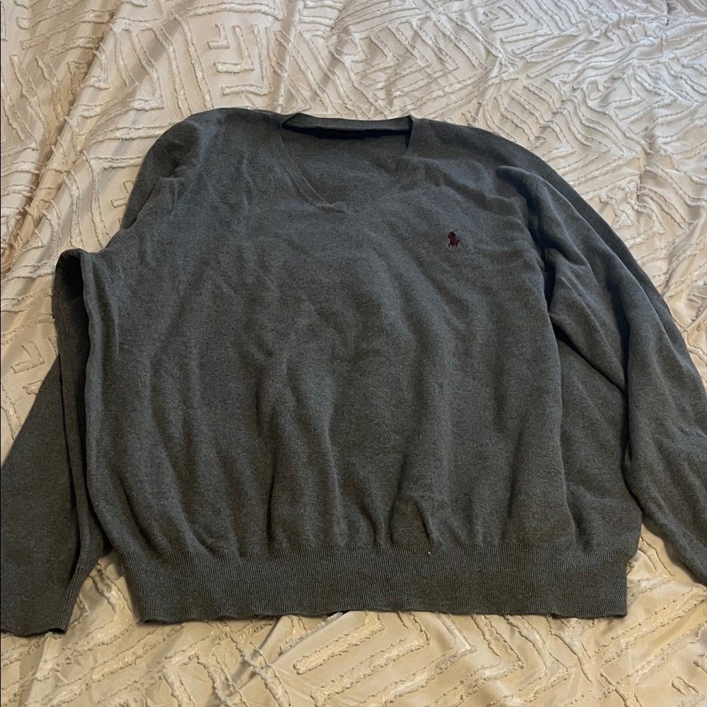 Polo Gray Sweater for Men